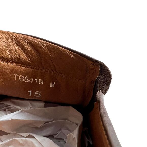 Gravity Defyer Mens Loafers Marseille II Brown Leather Cushioned Footbed Sz‎ 15 - Picture 7 of 8